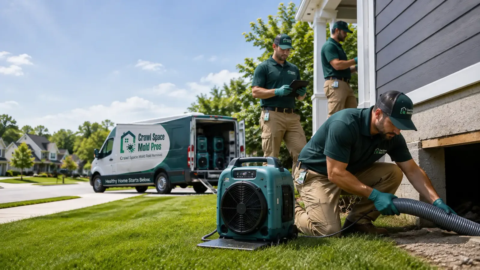 Crawl Space Mold Removal in Eagle Lake, MN